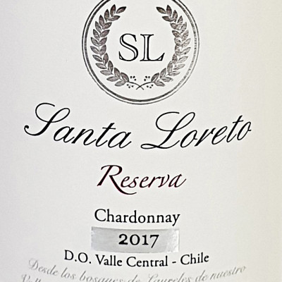Rượu vang Santa Loreto Reserva Chardonnay 750ML