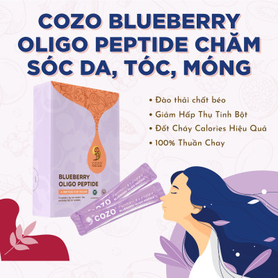 Bột Collagen Thuần Chay Chăm Sóc Da, Móng, Tóc COZO Blueberry Oligo Peptide, Dưỡng Trắng Da, Giải Nhiệt, Detox Cơ Thể, Chống Lão Hóa và Oxy Hóa