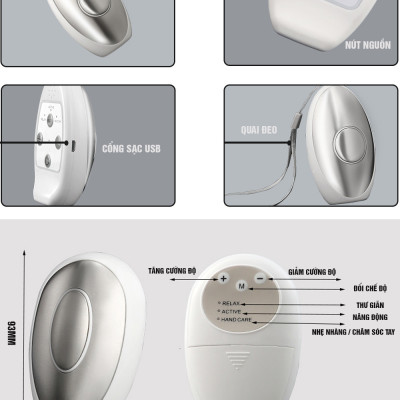Máy hỗ trợ giấc ngủ cầm tay Minh House, sạc USB cho người mất ngủ, khó ngủ