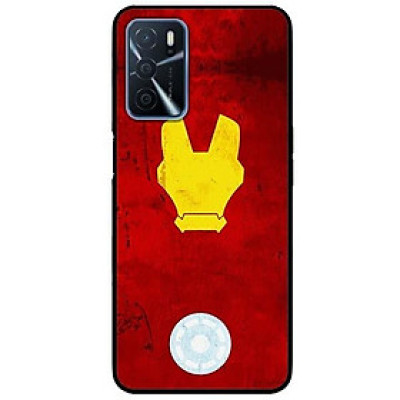 Ốp lưng dành cho Oppo A16 mẫu Người Sắt Đỏ Vàng