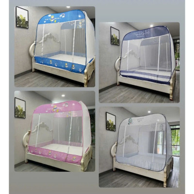 Màn Chụp Đỉnh Vuông Cao Cấp Mộc Miên - Kích thước 1,8mx2m ( Hình thật )