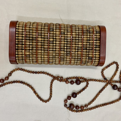 Gối Hạt Gỗ Cao Cấp , Massage Đầu - Chiếu gỗ Mian.vn ( video , hình thật )