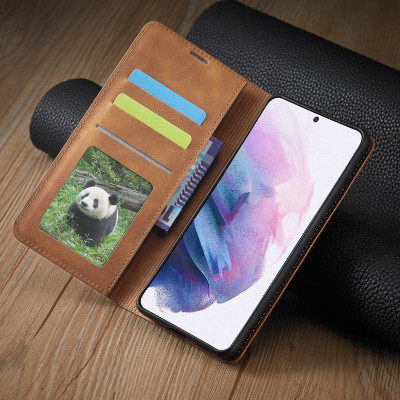 Bao Da Bò Non Dành Cho SamSung Galaxy S23 Plus Chính Hãng Forwenw Có Ngăn Đựng Tiền và Thẻ - Hàng Nhập Khẩu