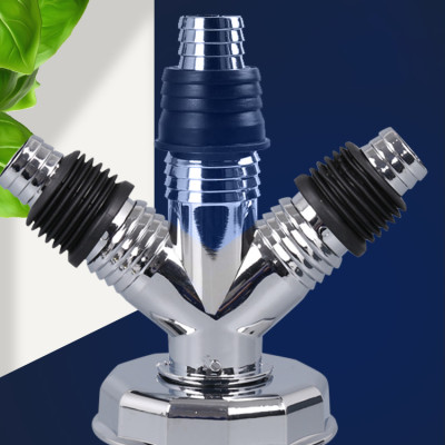 Bộ thoát nước máy giặt, thoát nước thải, nước thoát sàn nhà tắm, vệ sinh kiêm chống mùi hôi, ngăn côn trùng trào ngược – Bộ chia 3, MIHOCO 312