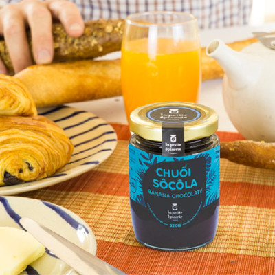 Mứt Chuối Chocolate - La Petite Epicerie Saigon 220g