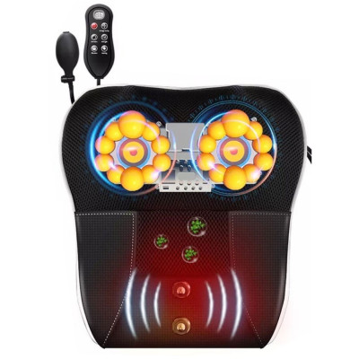 ￼Gối Massage Cổ Vai Gáy Rulax,Máy Massage Hồng Ngoại 2 Động Cơ Rung