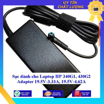 Sạc dùng cho Laptop HP 340G1, 430G2 Adapter 19.5V-3.33A, 19.5V-4.62A - Hàng Nhập Khẩu New Seal