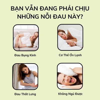Máy Massage làm ấm bụng đai đeo giảm đau bụng kinh nguyệt, Làm ấm tử cung cho phụ nữ đến kì