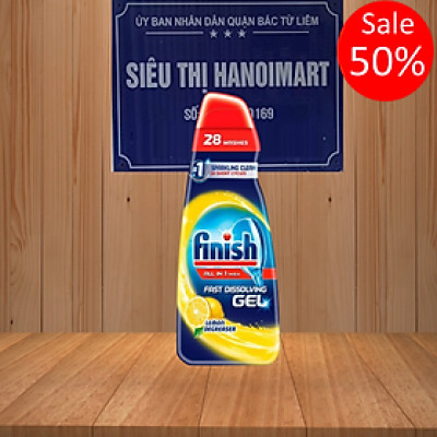Gel rửa bát Finish All in 1 Max - 650ml