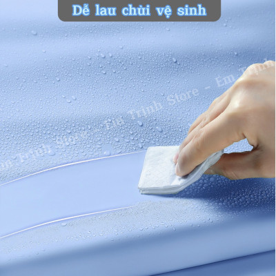 [ Kèm kính chắn] Áo mưa layout trong suốt cho Mẹ và Bé, che phủ toàn thân