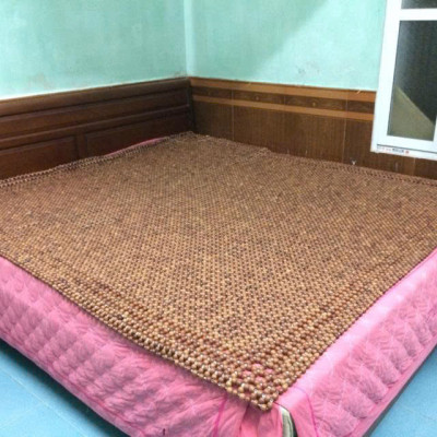 Chiếu Hạt Gỗ Hương Cao Cấp - Kích Thước 1,2mx1,9m hạt 1.8cm ( video , hình thật )