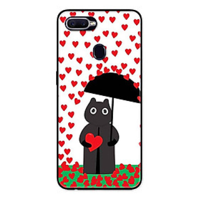 Ốp Lưng in cho Realme 2 Mẫu Mèo Che Tình - Hàng Chính Hãng