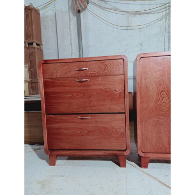 Tủ giày thông minh gỗ hương đá kích thước 80cm