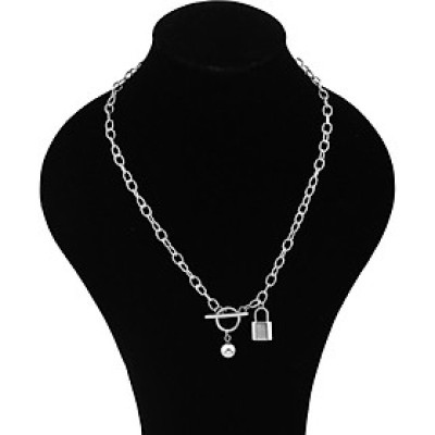 Vòng cổ hạt tròn bằng thép không gỉ cool hip-hop chuỗi xương đòn unisex