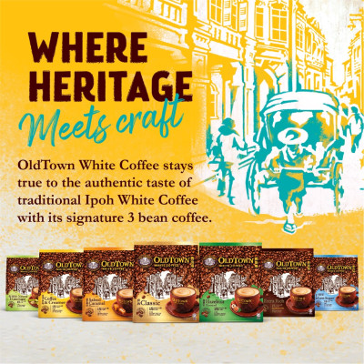 Cà phê trắng hòa tan 3 trong 1 Oldtown White Coffee Hương Truyền Thống