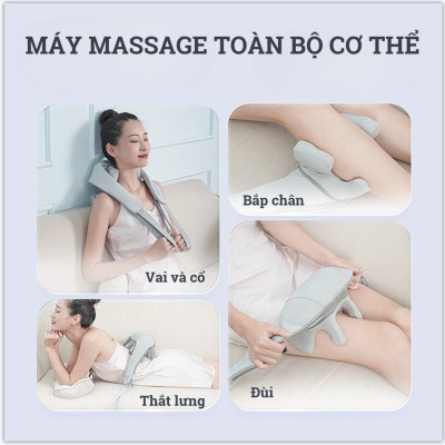 ￼Máy Massage Cổ Vai Gáy 6D, Gối massage cổ vai gáy, Cải Thiện Sức Khỏe Dành Cho Mọi Người