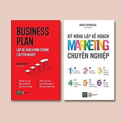 Combo 2 Cuốn: Business Plan - Lập Kế Hoạch Kinh Doanh Chuyên Nghiệp + Kỹ Năng Lập Kế Hoạch Marketing Chuyên Nghiệp