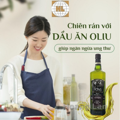 Dầu Olive Pomace PONS 1L - Tây Ban Nha (chai nhựa-chuyên dùng cho nấu nướng)