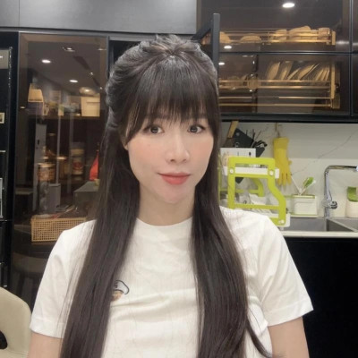 Mái nửa trước cắt tỉa sole tóc th.ật - Tóc Giả Vân Anh