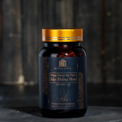 ĐÔNG TRÙNG HẠ THẢO SẤY THĂNG HOA 10 GAM (2 HŨ X 5 GAM)