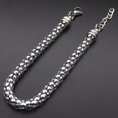 Lắc tay nam Hàn Quốc LT143 - Màu bạc