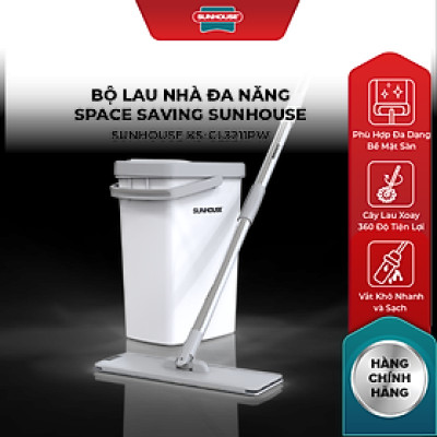 Bộ lau nhà đa năng Space Saving Sunhouse KS-CL3211P