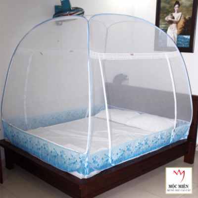 Màn Chụp , Mùng Chụp Tự Bung Đỉnh Rộng Cao Cấp Mộc Miên ( Hà Nội )
