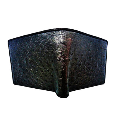 Ví nam Huy Hoàng da đà điểu da bụng màu đen, nâu đất, nâu đỏ, vàng bò HT2405-06-07-19 