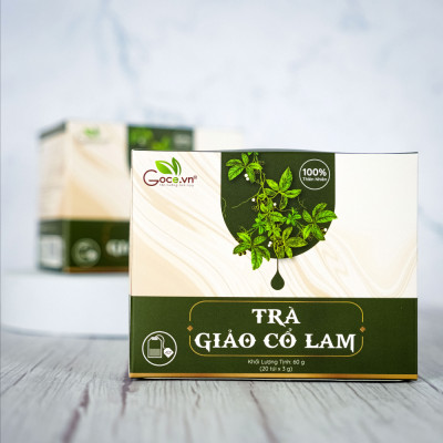 Trà giảo cổ lam túi lọc Goce - Ổn định đường huyết, tốt cho tim mạch