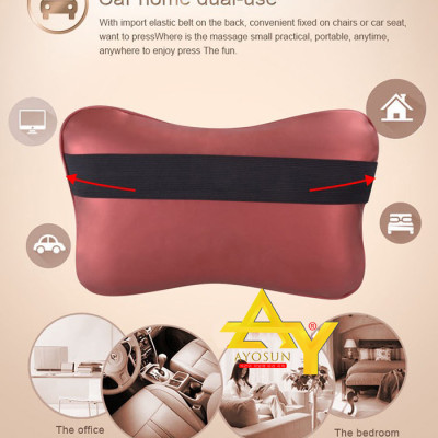 ￼CHÍNH HÃNG-BH 5 NĂM  Gối massage hồng ngoại chính hãng Ayosun Hàn Quốc