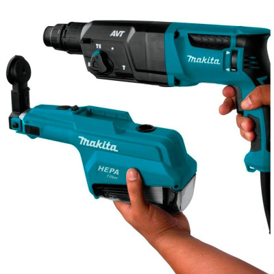 MÁY KHOAN ĐỘNG LỰC VỚI HỆ THỐNG HÚT BỤI 800W MAKITA HR2652 - HÀNG CHÍNH HÃNG