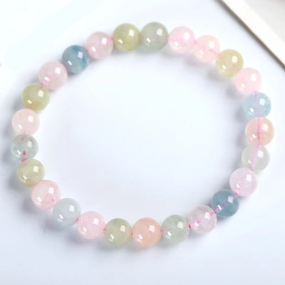 Vòng tay phong thủy đá Beryl đa sắc thời trang cho Nữ cầu Lộc Tài Duyên