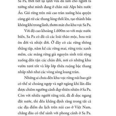 SaPa giữa trời mây trắng (bản in 2024)