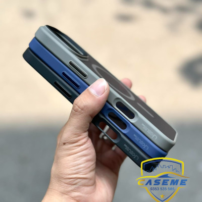 Ốp lưng dành cho iPhone 16 Pro Max, iPhone 16 Pro, iPhone 16 Plus, iPhone 16 hiệu LIKGUS light & fit nhám đen viền màu, chống vân , chống sốc, hỗ trợ sạc không dây, dày dặn, cao cấp - Hàng chính hãng.