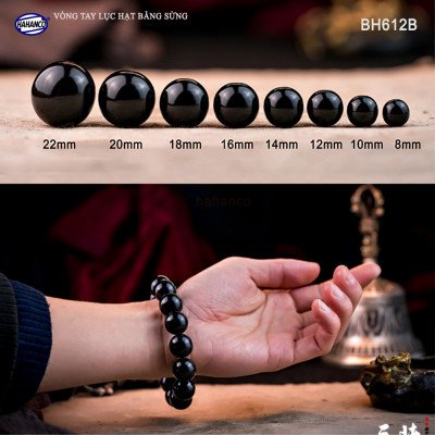 Vòng tay sừng Trâu đen Hồ Lô (BH611B) Mang lại May Mắn và Bình An cho bạn - Bracelet of HAHANCO