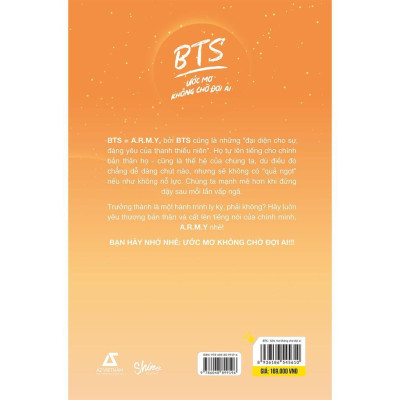 Sách BTS Ước Mơ Không Chờ Đợi Ai - Bản Quyền