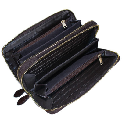 Ví nữ da cá sấu nhiều loại màu nâu đất HJ93726-31-37-41-62 