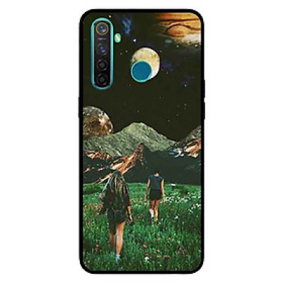 Ốp Lưng in cho Realme 5 Mẫu Hành Trình Đến Vũ Trụ - Hàng Chính Hãng