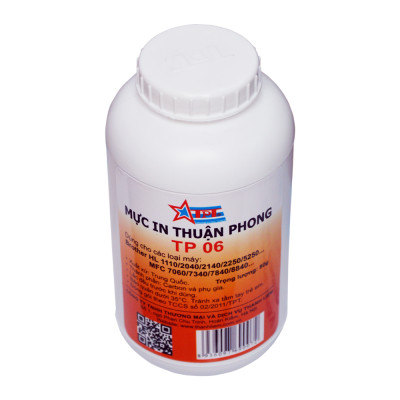 Bộ 5 Chai Mực đổ Thuận Phong TP06 dùng cho máy in Brother / Xerox - Hàng Chính Hãng