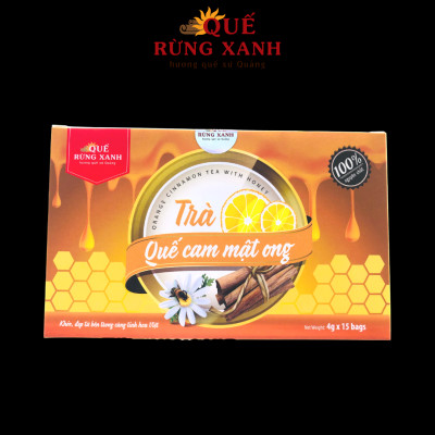 Trà quế cam mật ong Quế Rừng Xanh - sản phẩm độc quyền & duy nhất tại Việt Nam kết hợp 3 trong 1 - Cam, Quế, Mật ong - HÀNG CHÍNH HÃNG