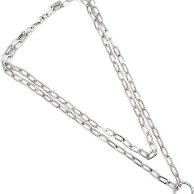 Dây chuyền titan 2 lớp phong cách punk trẻ trung