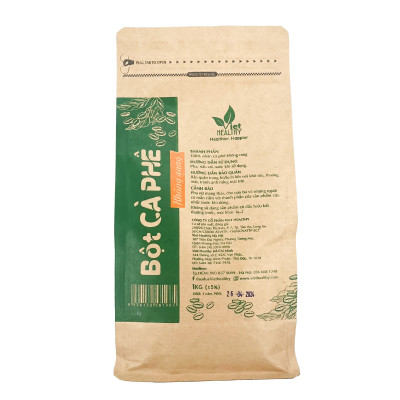 Bột cà phê enema (chỉ có nhân không rang) Viet Healthy 1kg, dùng cho coffee enema thải độc đại tràng, gan, làm đẹp da..