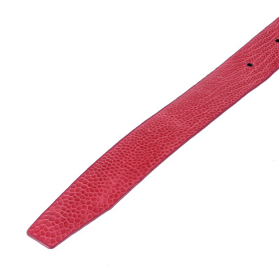 Thắt lưng nữ da đà điểu Huy Hoàng màu hồng HC5406