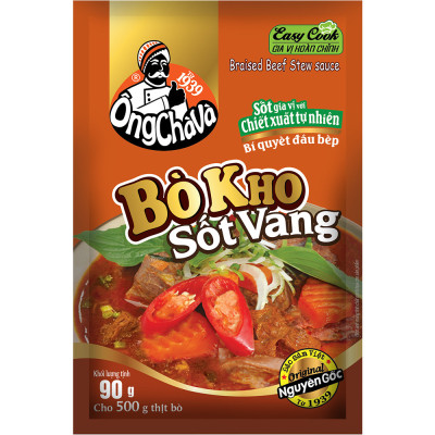Combo 5 Gói Bò Kho Sốt Vang Ông Chà Và 90gr (Braised Beef Stew Sauce)