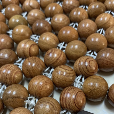 Chiếu Hạt Gỗ Hương Mộc Cao Cấp - Kích Thước 1,5mx1,9m hạt 1.8cm ( video , hình thật )