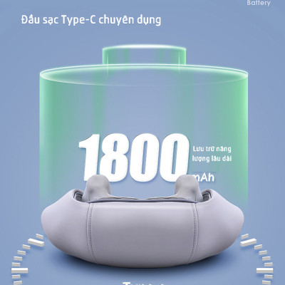 Máy massage Cổ Gáy VISPO VP-CG24 giúp massage cổ vai gáy hiệu quả nhất