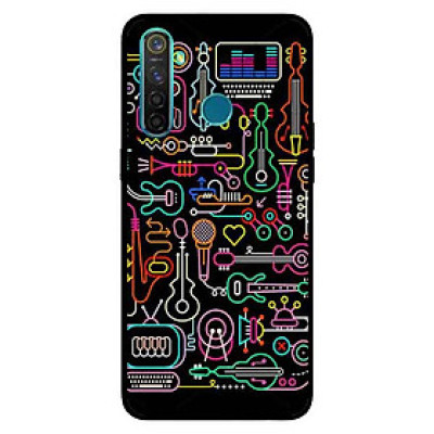 Ốp Lưng in cho Realme 5 Mẫu MÀU SẮC 3 - Hàng Chính Hãng