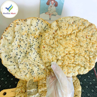 Bánh Tráng / Bánh Đa Nướng Muối Ớt Túi 5 Cái VietTin Mart