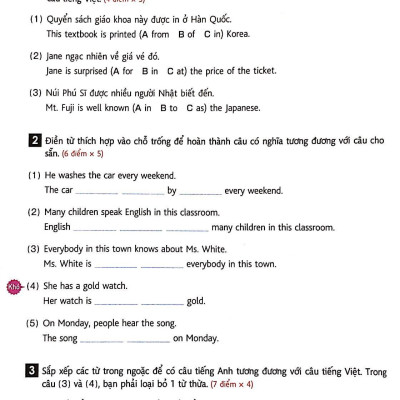 Tiếng Anh Dành Cho Học Sinh Trung Học Cơ Sở (Tập 3)