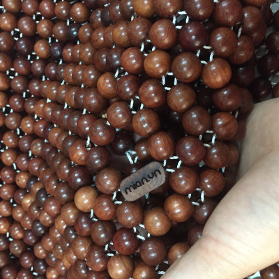 Chiếu Hạt Gỗ Hương Đỏ Cao Cấp - Kích Thước 1,5mx1,9m hạt 1.2cm ( video , hình thật )